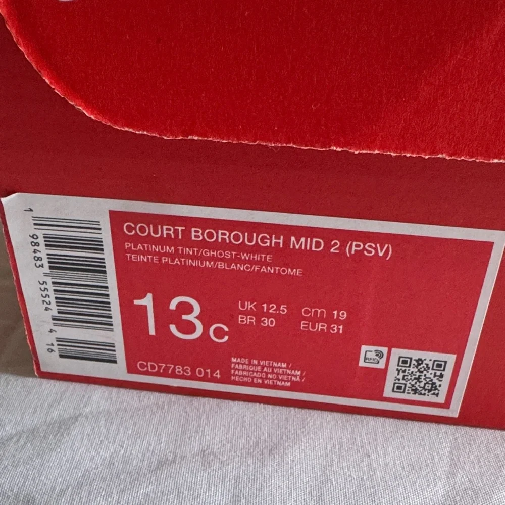 Nike Kids Sneakers - White and light blue